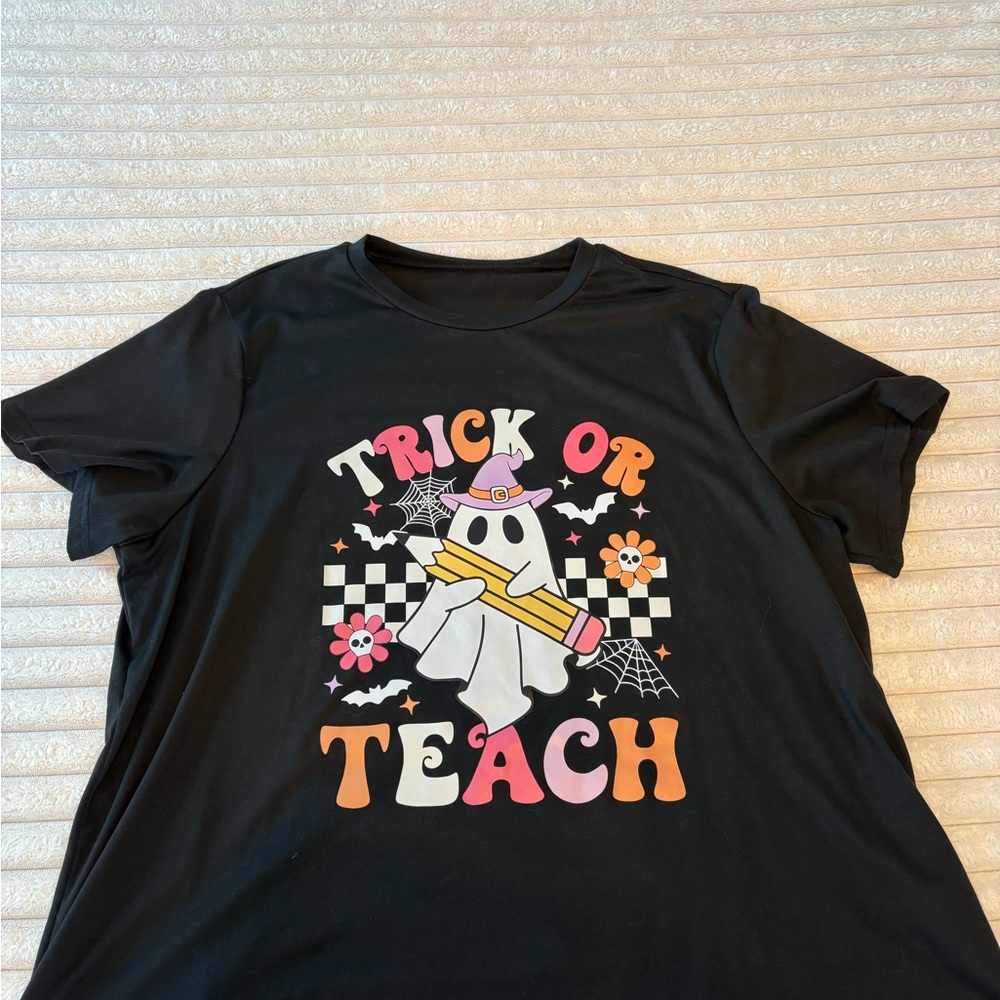 Black Trick or Teach T-Shirt